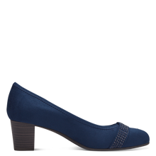 Load image into Gallery viewer, Jana Ladies Navy Nubuck Court Shoe : 22467-42
