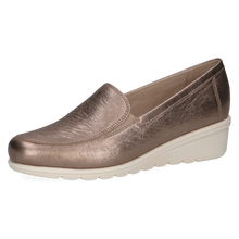 Load image into Gallery viewer, Caprice Ladies Taupe Metallic Wedge : 24701-42
