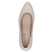 Load image into Gallery viewer, Caprice Ladies Cream Court Shoe : 22414-42
