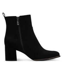 Load image into Gallery viewer, Marco Tozzi Ladies Black Nubuck Ankle Boot - 25095
