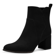 Load image into Gallery viewer, Marco Tozzi Ladies Black Nubuck Ankle Boot - 25095
