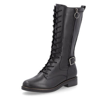 Load image into Gallery viewer, Remonte Ladies Black Lace Up Boot D8390-00
