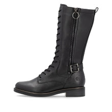 Load image into Gallery viewer, Remonte Ladies Black Lace Up Boot D8390-00
