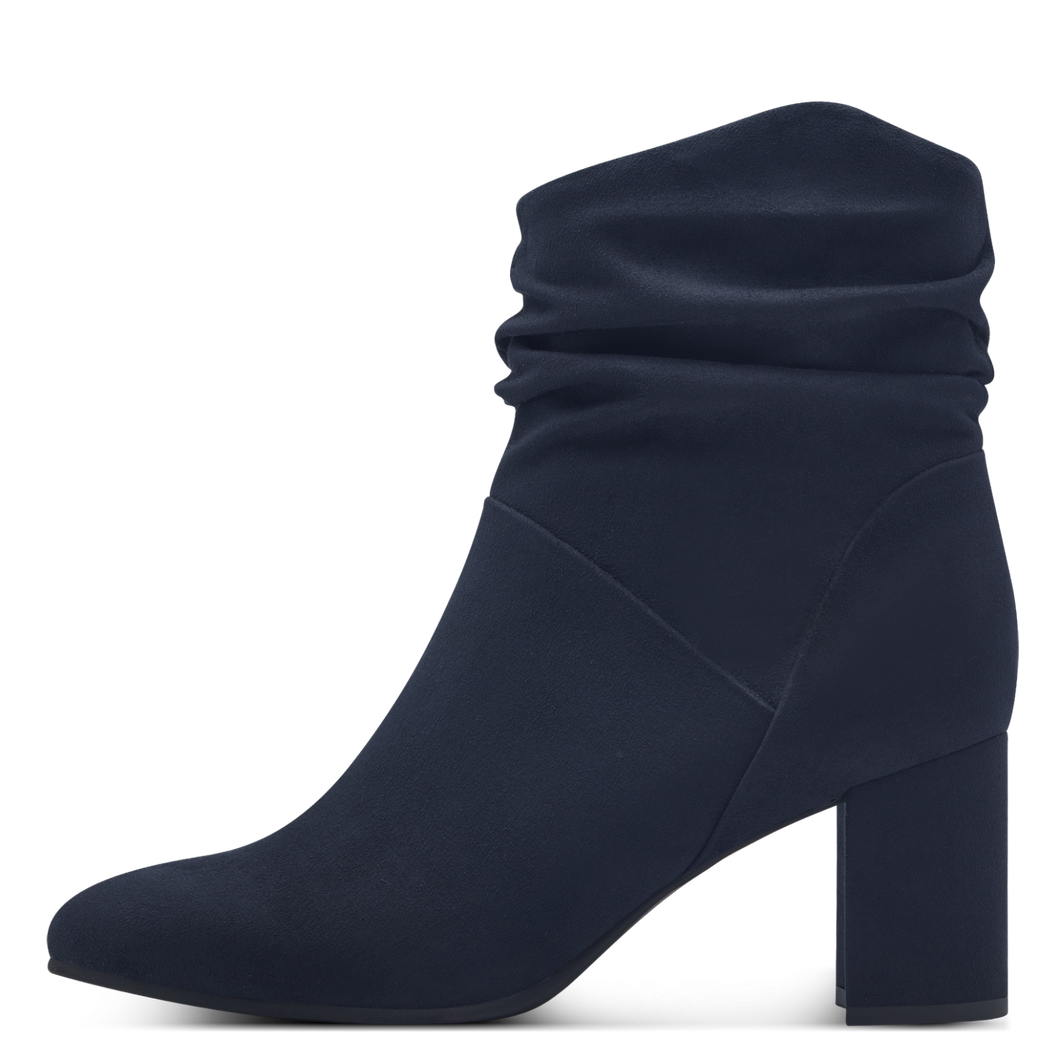 Marco Tozzi Ladies Navy Ankle Boot: 25307-41