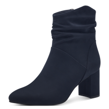 Load image into Gallery viewer, Marco Tozzi Ladies Navy Ankle Boot: 25307-41
