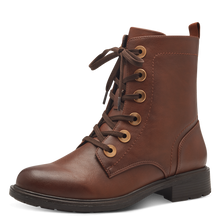 Load image into Gallery viewer, Jana Ladies Tan Lace-Up Boot: 25277-43
