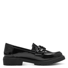 Load image into Gallery viewer, Jana Ladies Black Patent Moccasin: 24764-41
