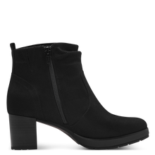 Load image into Gallery viewer, Jana Ladies Black Nubuck Heel Boot: 26378-43
