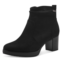 Load image into Gallery viewer, Jana Ladies Black Nubuck Heel Boot: 26378-43
