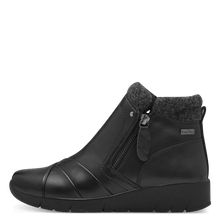 Load image into Gallery viewer, Jana Ladies Black Two Zip Boot: 26461-41
