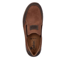 Load image into Gallery viewer, Rieker Mens Brown Nubuck Slip On Shoe 03354-24
