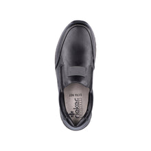 Load image into Gallery viewer, Rieker Mens Black Slip-On Shoe 03354-03
