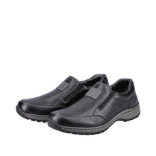 Load image into Gallery viewer, Rieker Mens Black Slip-On Shoe 03354-03
