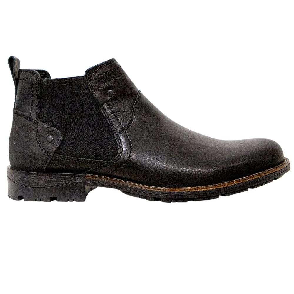 Dubarry Mens's Black Pull-On Gusset Boot