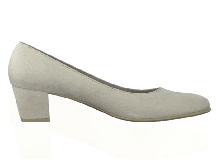 Jana Ladies Light Grey Court Shoe 22468 20