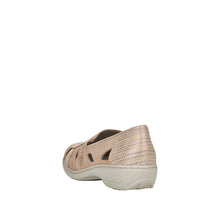 Load image into Gallery viewer, Rieker Ladies Beige Slip On Shoe 41385-60
