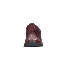 Load image into Gallery viewer, Rieker Ladies Wine Velcro Shoe
