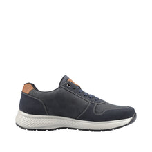 Load image into Gallery viewer, Rieker Men&#39;s Navy Lace-Up Shoe B7613-14
