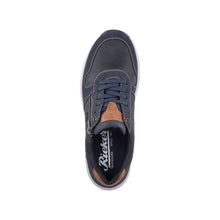 Load image into Gallery viewer, Rieker Men&#39;s Navy Lace-Up Shoe B7613-14
