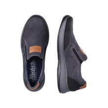 Load image into Gallery viewer, Rieker Mens Navy Slip-On Shoe B7654-02
