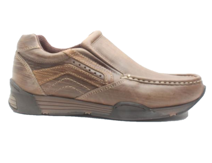 Wrangler Mens Taupe Slip-On Shoe