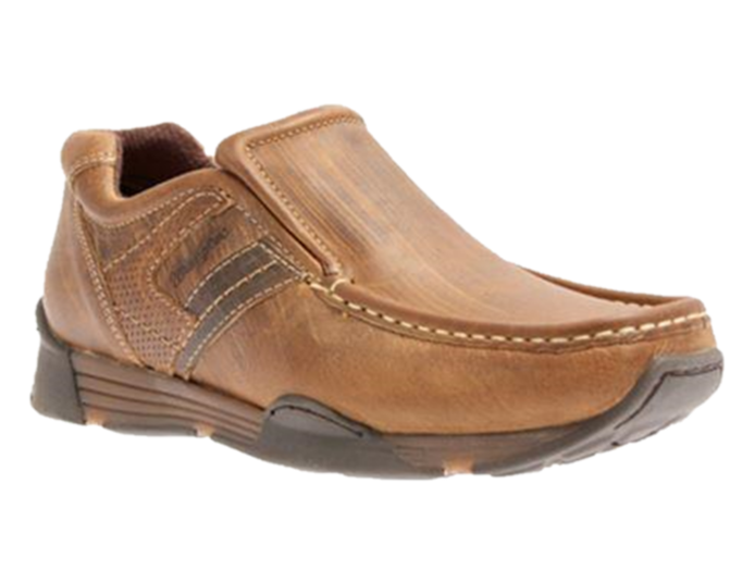 Wrangler Mens Tan Slip-On Shoe