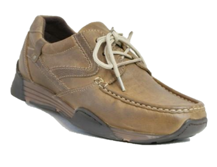 Wrangler Mens Tan Lace-Up Shoe