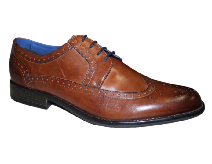 Dubarry Mens Tan Brogue Lace-Up Shoe