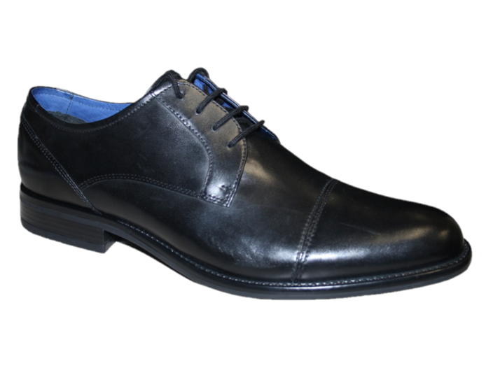 Dubarry Mens Black Toe Cap Lace-Up Shoe