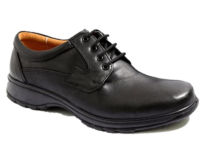 Easy B Mens Black Lace-Up Shoe