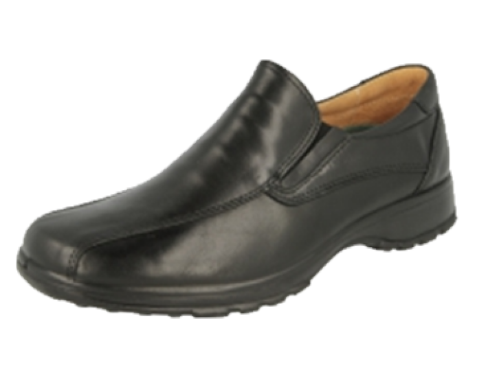 Easy B Mens Black Slip-On Shoe