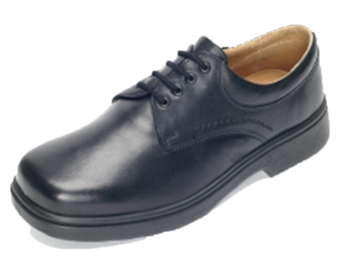 Easy B Mens Black Lace-Up Shoe