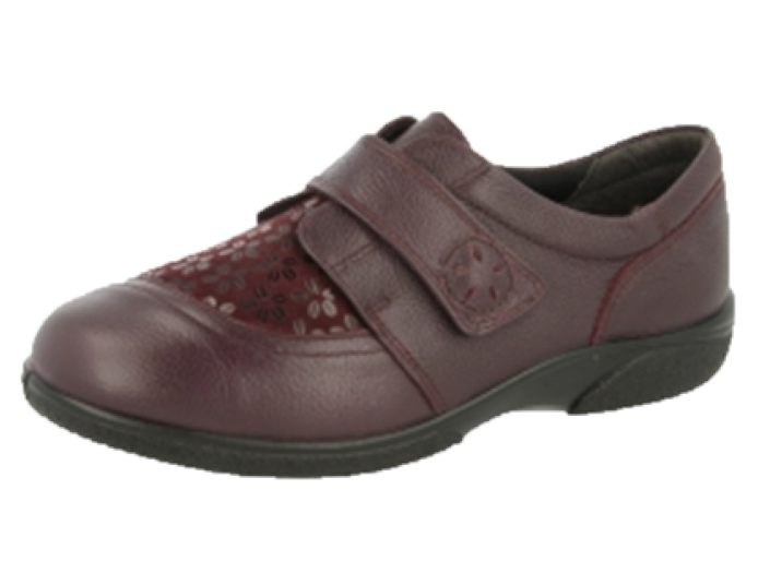 Easy B Ladies Plumb Velcro Shoe