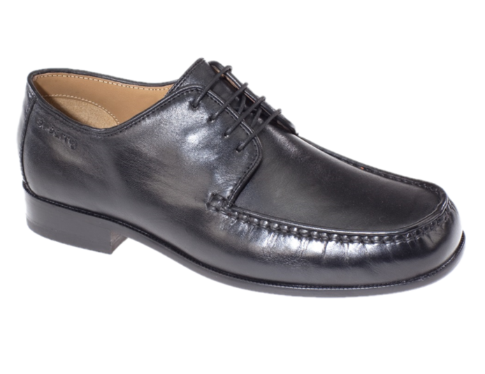 Dubarry Mens Black Lace-Up Leather Sole Shoe