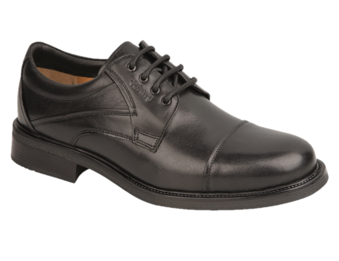 Dubarry Mens Black Toe Cap Lace-Up Shoe